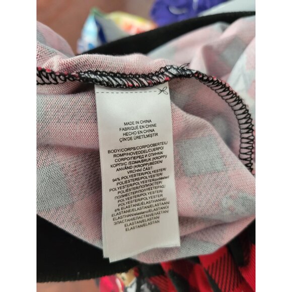 Polo Ralph Lauren Red Black Check teddy Bear pj set pajamas size Medium Sleep - Picture 12 of 12